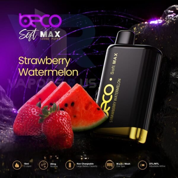 Beco Soft Max 12000 Puffs Vape Strawberry Watermelon