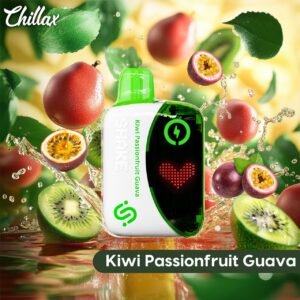 Chillax Shake 22000 Puffs Kiwi Passion Fruit Guava