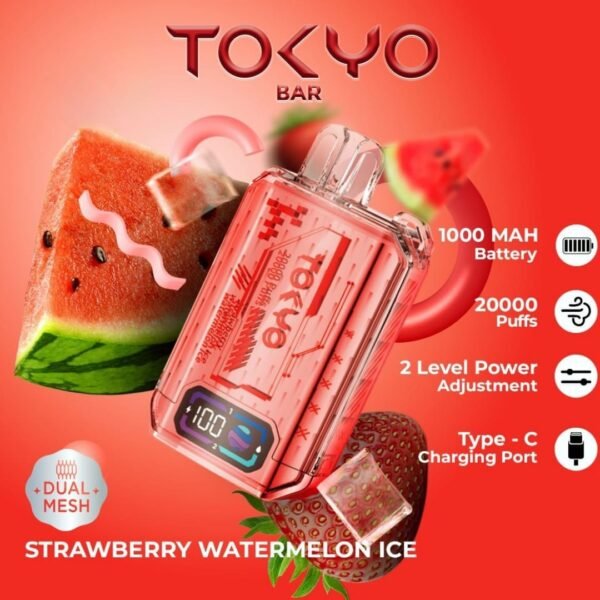 TOKYO Bar 20000 Puffs strawberry watermelon