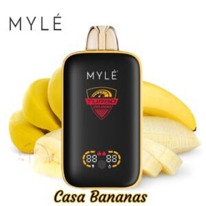 MYLE Turbo 20000 Puffs Disposable casa bananas