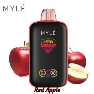 MYLE Turbo 20000 Puffs Disposable red apple