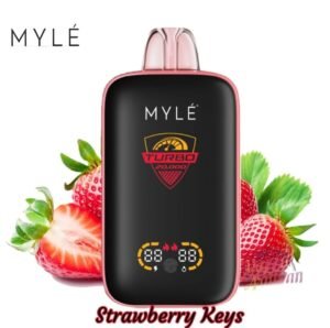 MYLE Turbo 20000 Puffs Disposable strawberry keys