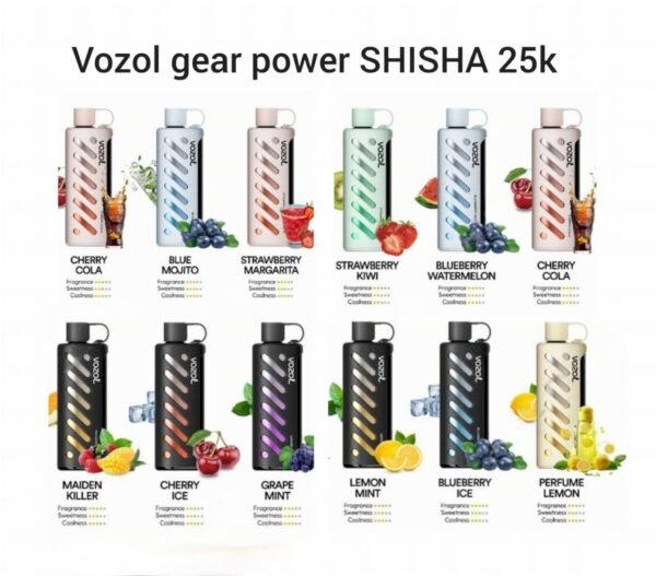 Vozol Gear Shisha 25000 Puffs Disposable Vape